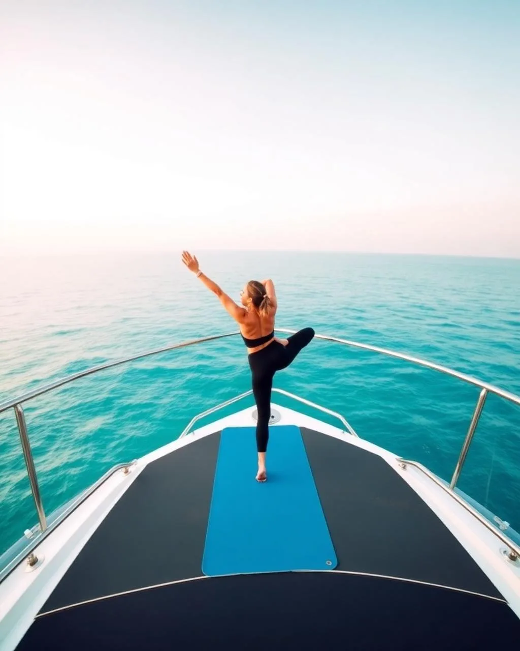 Yoga at Sea
